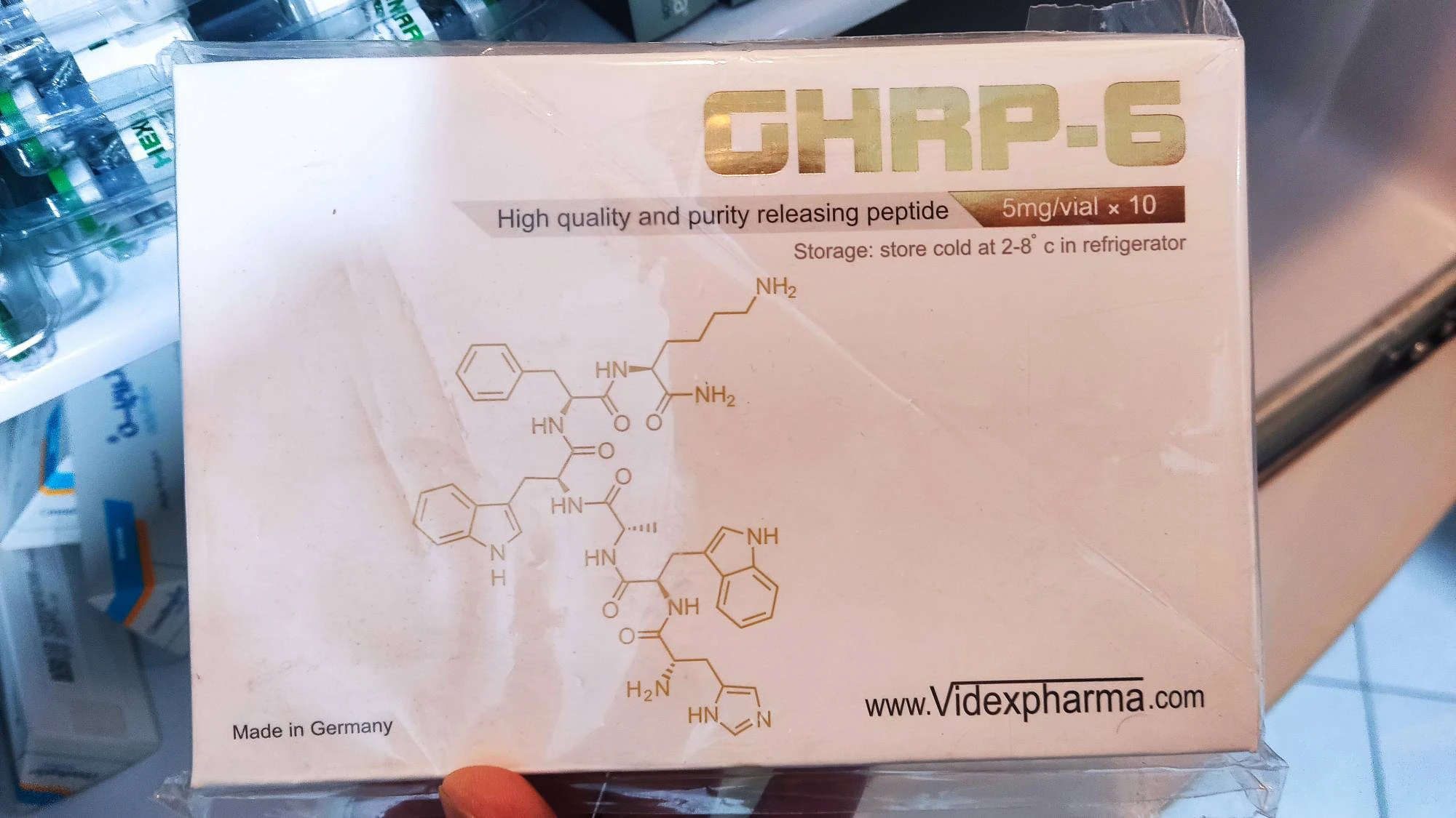 جی اچ آر پی 6 ویدکس(GHRP6) 1 جی اچ آر پی 6 ویدکس(GHRP6)